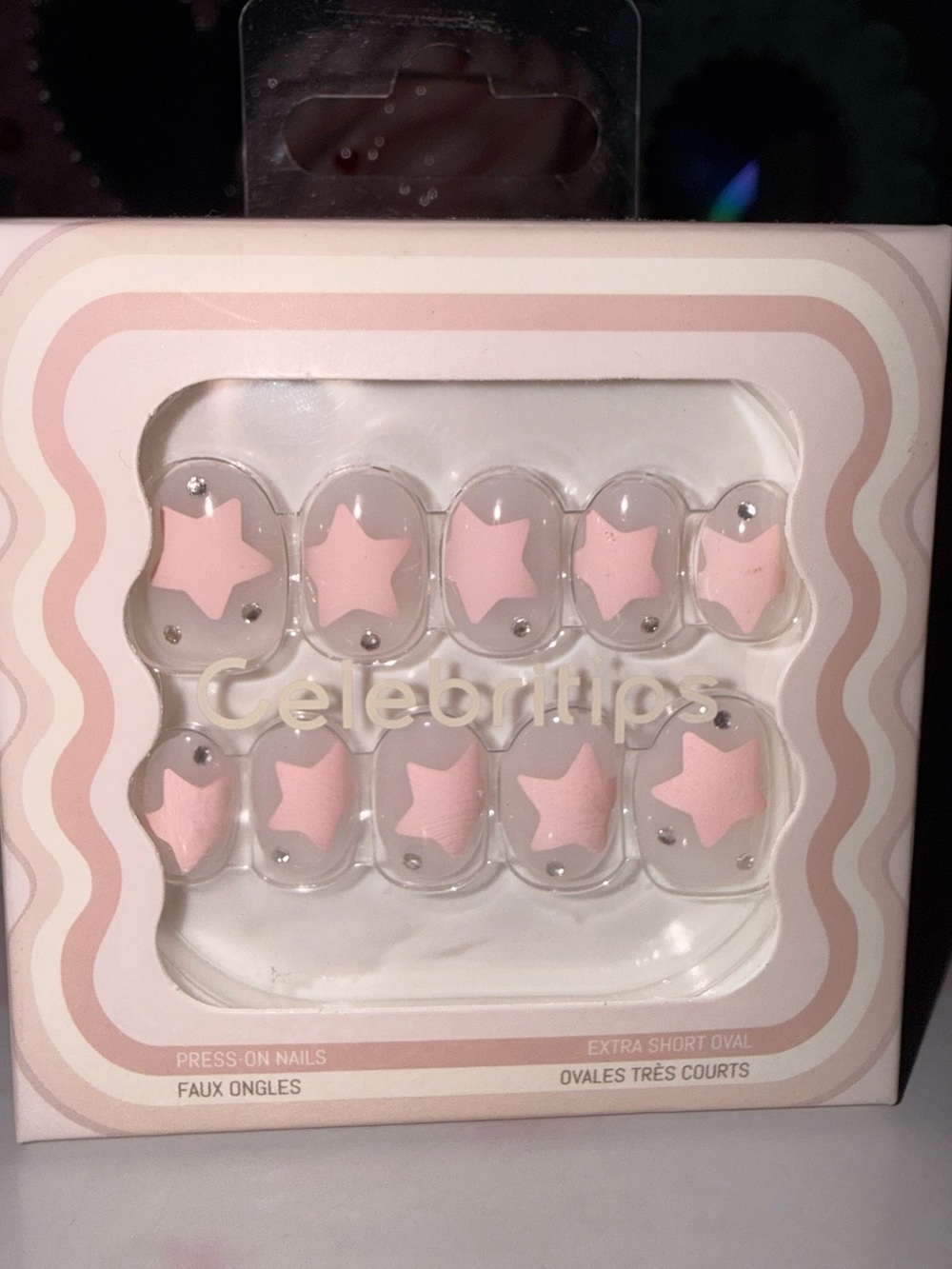 Celebritips “Star Candy” Press-On Nails in Extra Short Oval